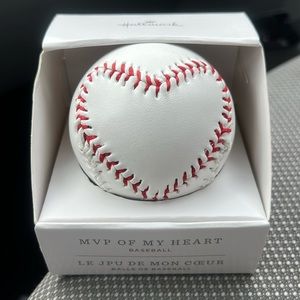 Hallmark MVP OF MY HEART snitched baseball